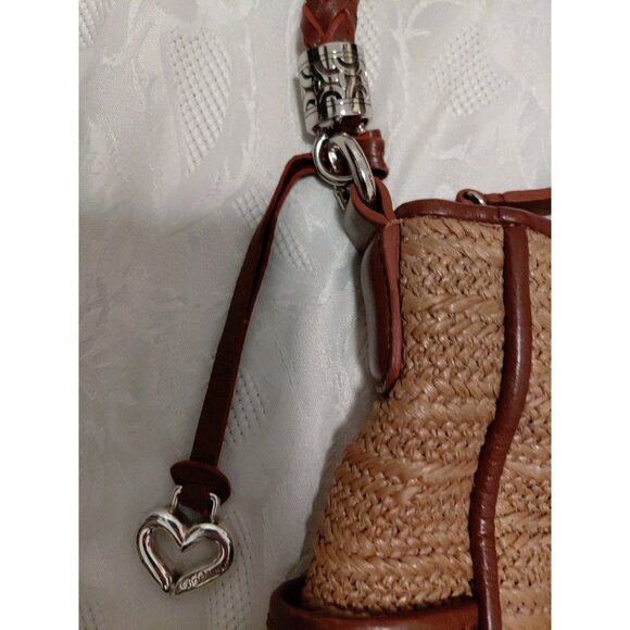 Brighton Brice Organizer & Hobo Shoulder Handbag Beige & Brown - Picture 4 of 16